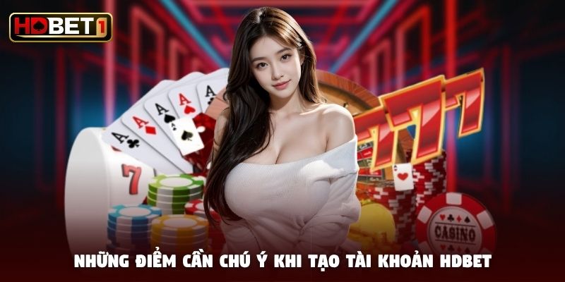 Những điểm cần chú ý khi tạo tài khoản HDBET Những điểm cần chú ý khi tạo tài khoản HDBET